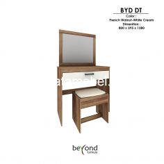 Dressing Table  Size 80 - Garvani BYD DT / Franch Walnut 